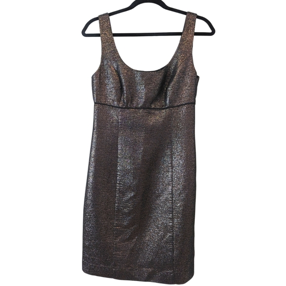 Trina Turk Bronze Metallic Dress - Picture 4 of 4